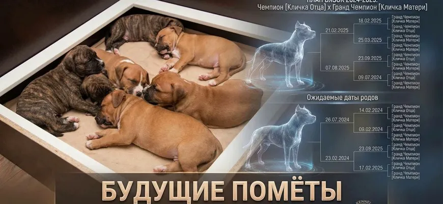 Будущие помёты амстаффа