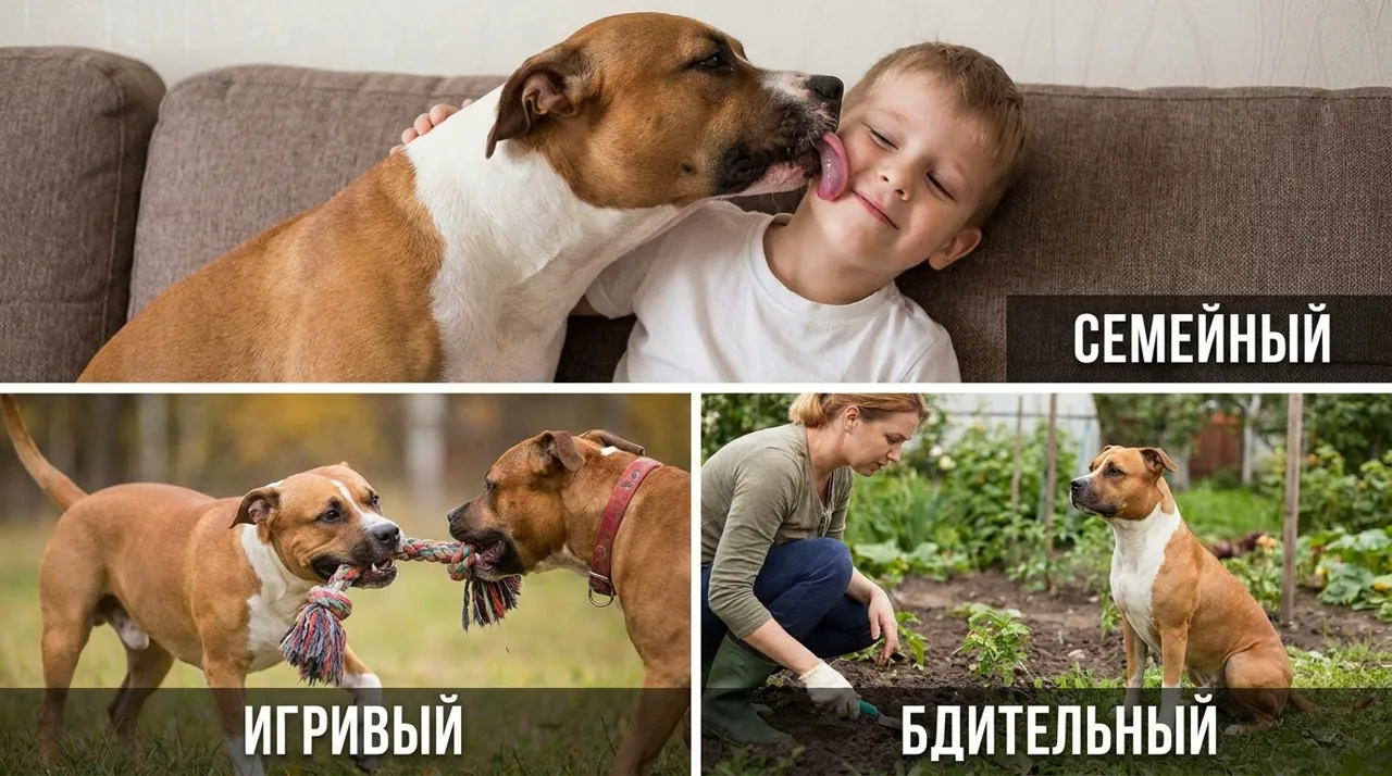 Характер и поведение амстаффа